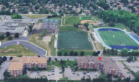 Photo aérienne : 4600 Rue René-Émard